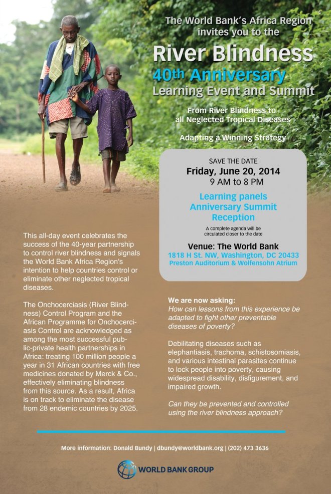 River Blindness Anniversary Summit, World Bank Africa Region